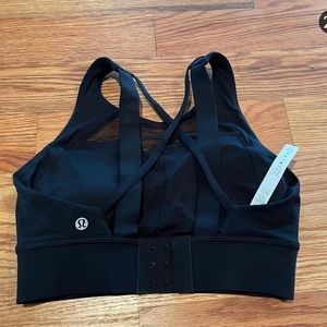 Lululemon mesh cutout high neck sports bra